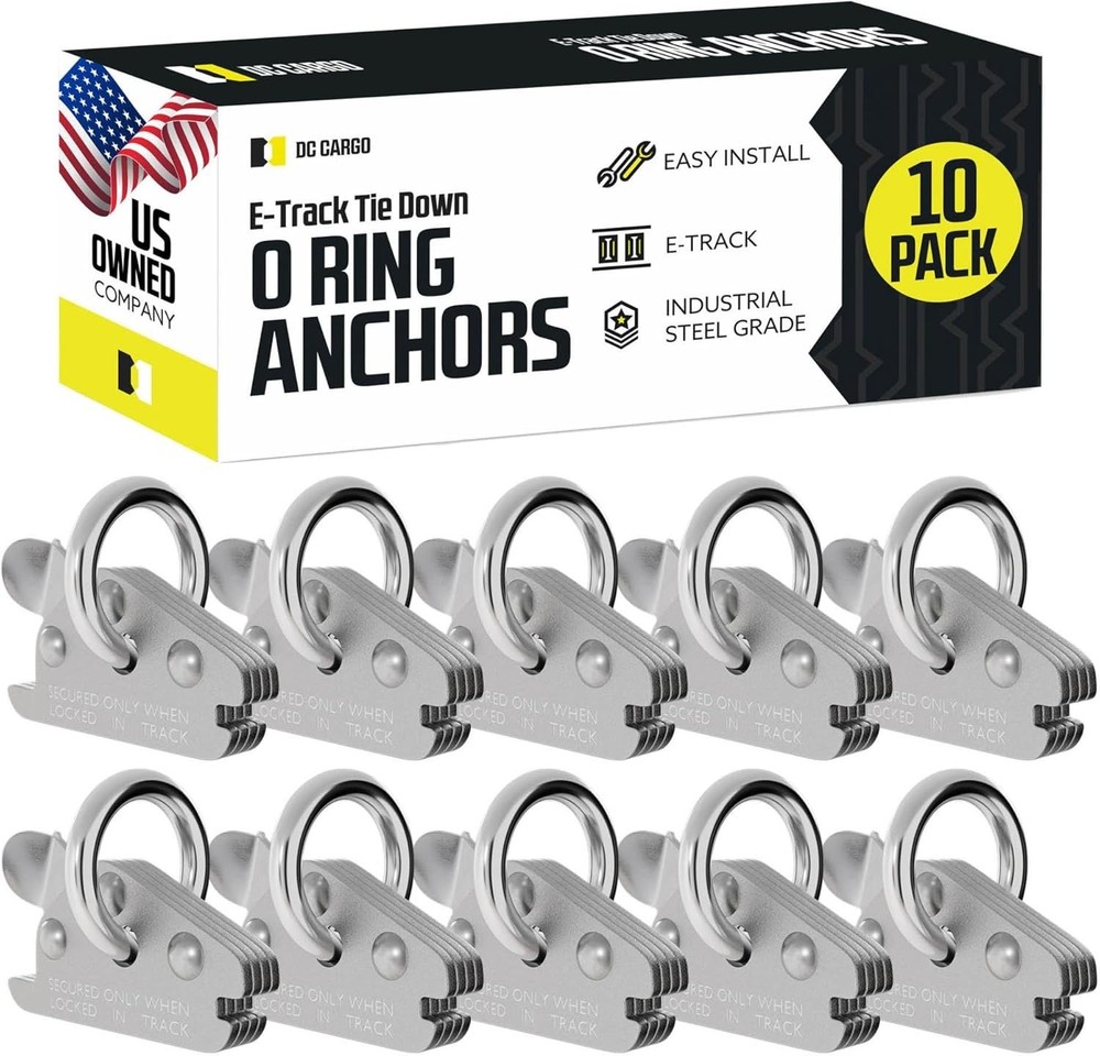 Heavy Duty O Ring Pack 10 - 6000Lbs Strength