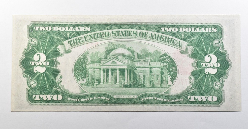1928 C $2 US Note Red Seal *5362