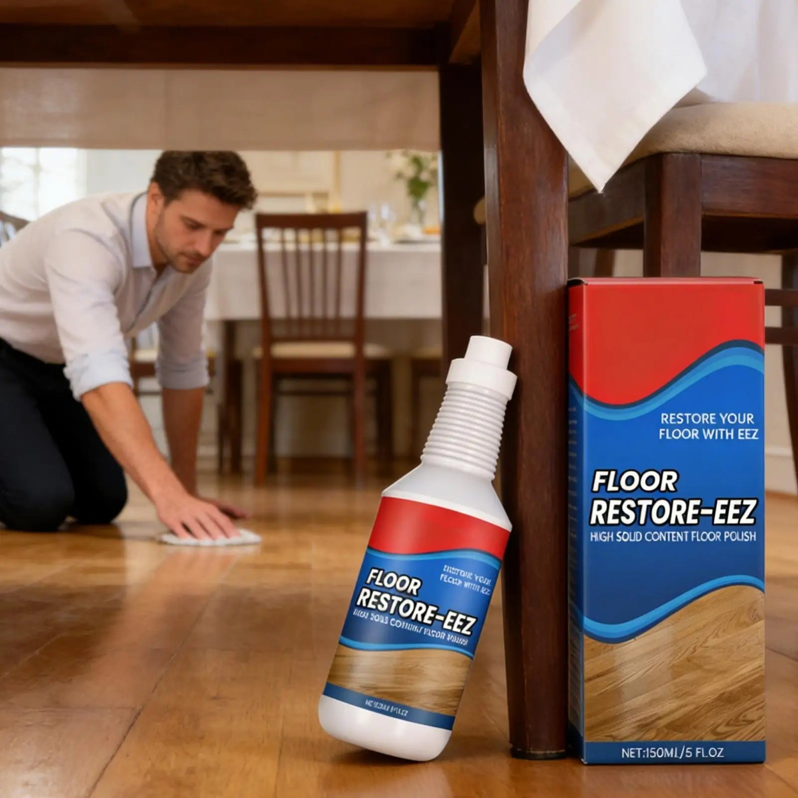 Clean-Eez Ultimate Floor Restorer & Polish - Revitalize,Protect,Shine Wood 150ml