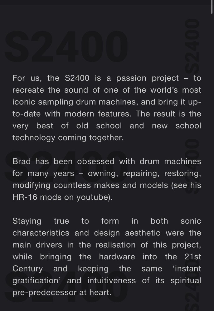 Isla Instruments S2400 Sampler and Drum Machine
