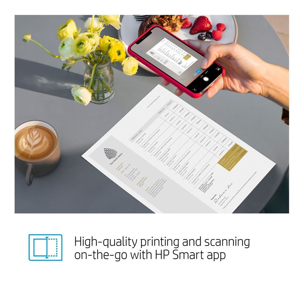 HP Tango X Smart Wireless All-In-One Printer, Print, Scan, Copy, No Inks