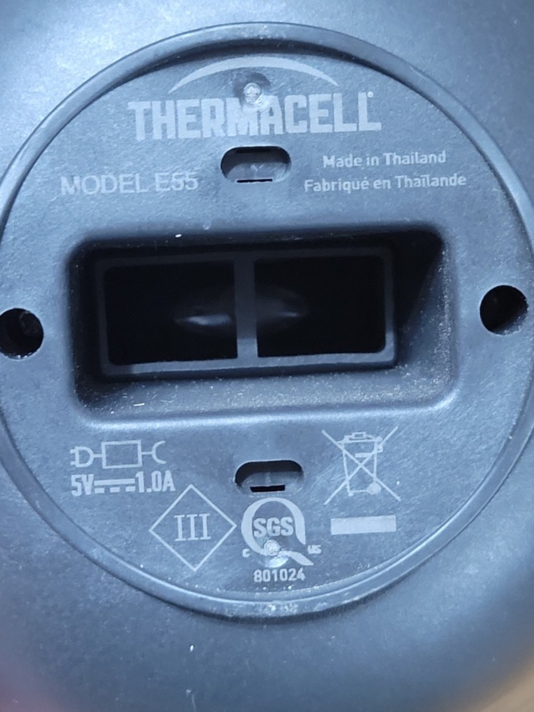 Thermacell E55 Rechargeable Mosquito Repeller 20ft Zone Base Only