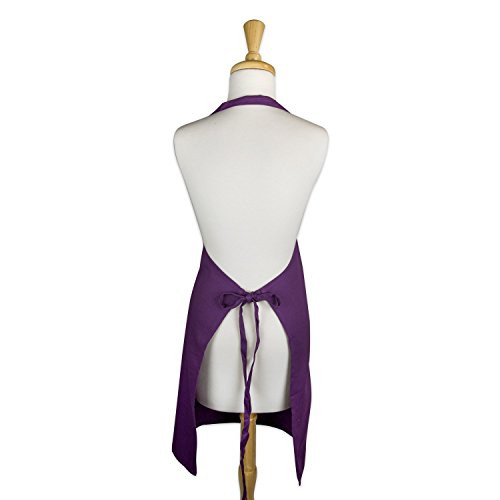 Everyday Basic Kitchen Collection Chef Apron Eggplant