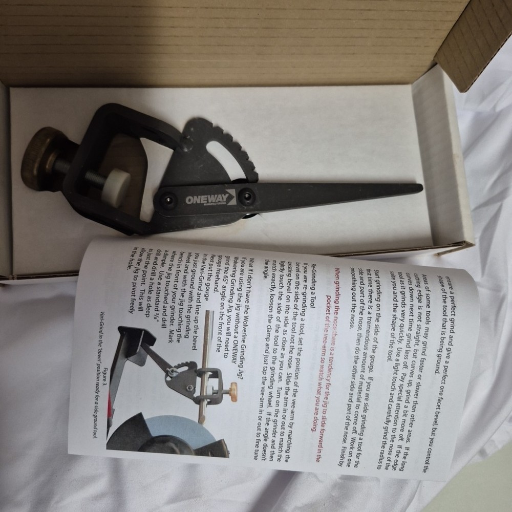 Oneway Vari-Grind Attachment for the Wolverine Sharpening System Jig And Manual