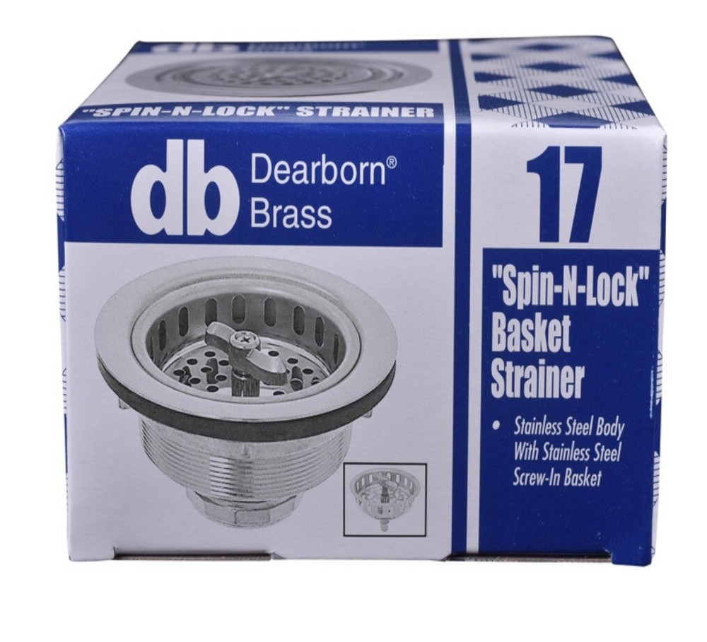 Dearborn Brass 17 Spin-N-Lock Basket Strainer
