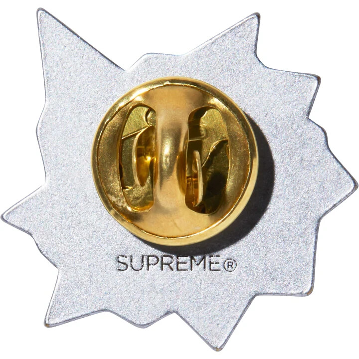 Supreme Bullet Hole Pin Black