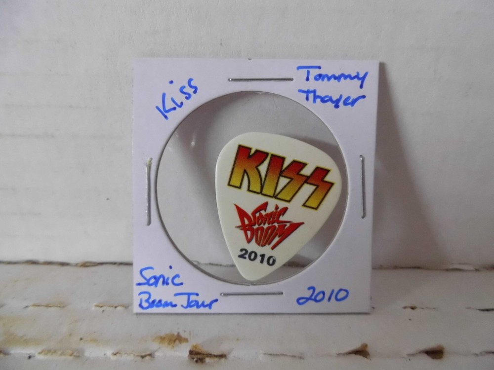 KISS "TOMMY THAYER" 2010 SONIC BOOM GUITAR PICK~READ DESCRIPTION (#17/11)