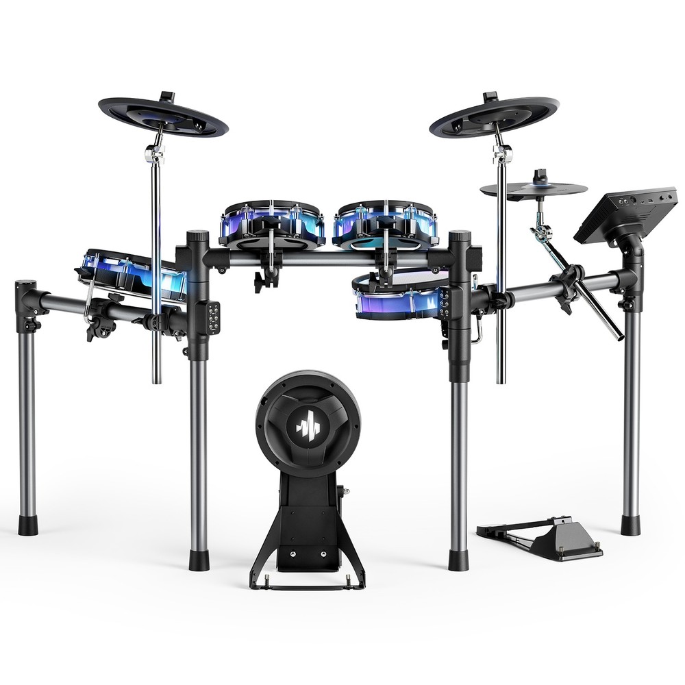 Donner BackBeat Electronic Drum Kit with Touchscreen Customize Drum Pad Colors