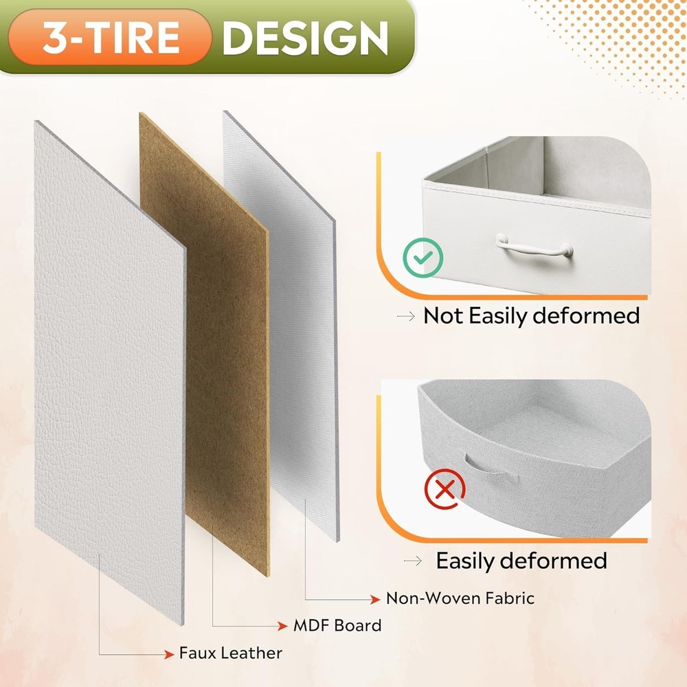2 Drawer Fabric Vertical Filing Cabinet Rolling Printer Stand White