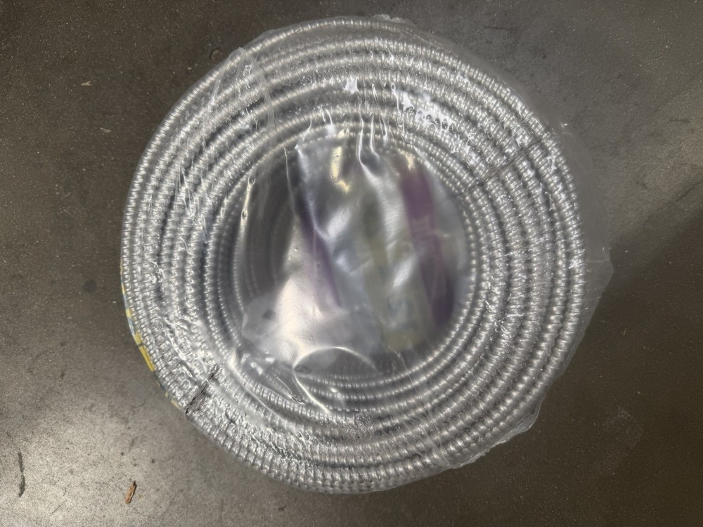 Southwire 68580055 250 Ft 12/2 Solid CU MC Lite Cable, Aluminum