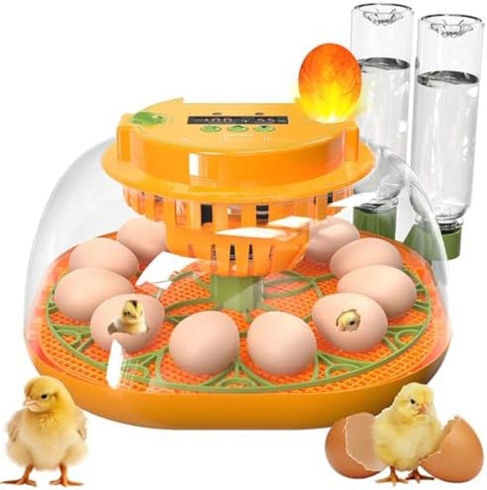 Incubators for Hatching Eggs, Egg Incubator with Automatic Egg Turning and Humid