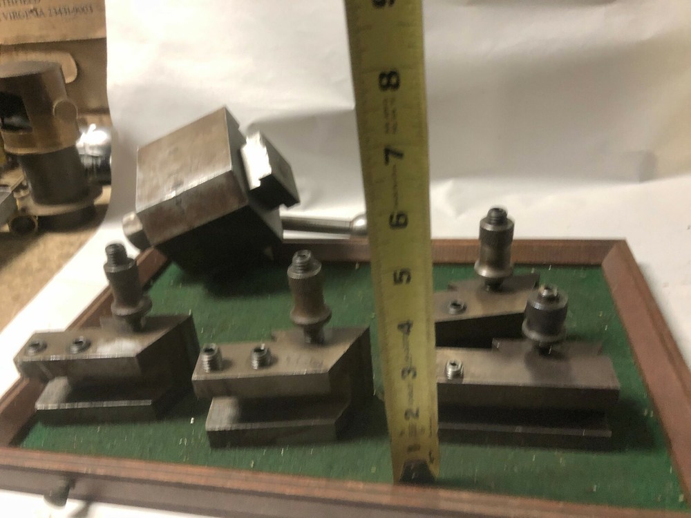 MACHINIST TOOLS LATHE MILL Quick Change Wedge Type Tool Post & Holders Basmt