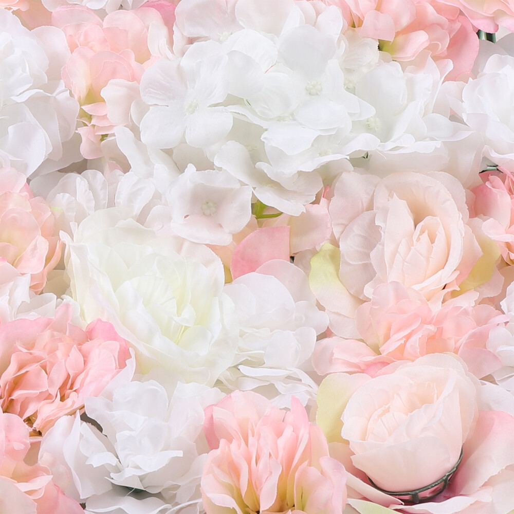 6pcs Artificial Flower Wall Panel Wedding Party Stage Backdrop Decor 24'x16'' US