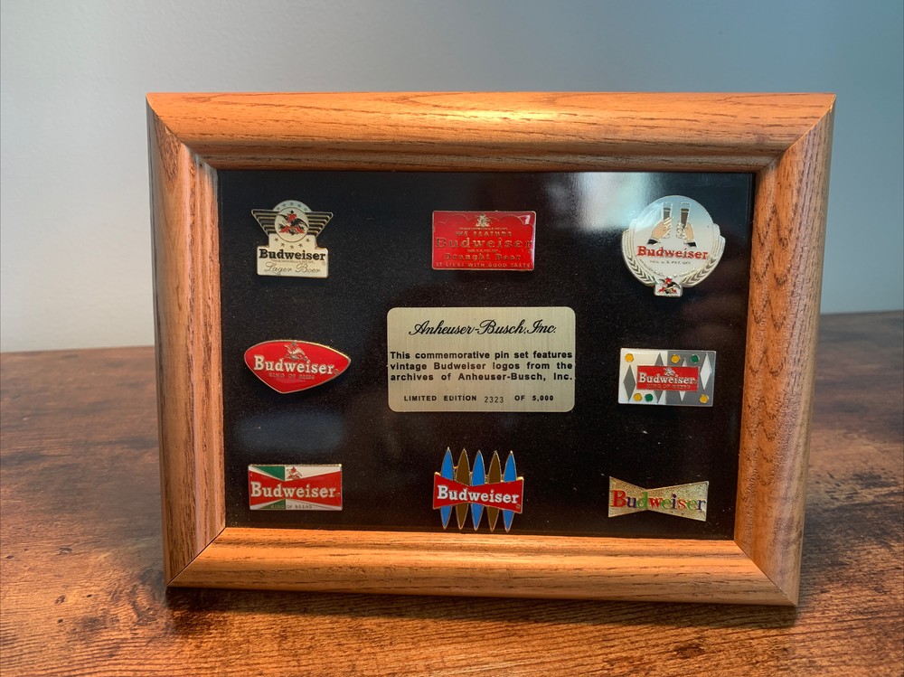 Anheuser Bush Commemorative Pin Set
