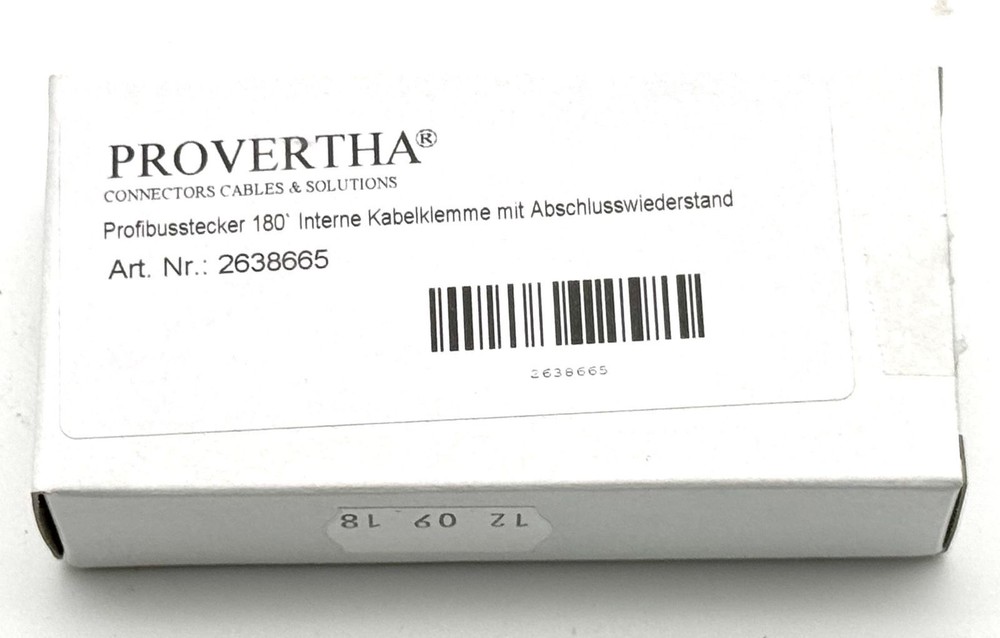 Provertha 2638665 Profibus plug internal cable clamp -unused/original packaging-