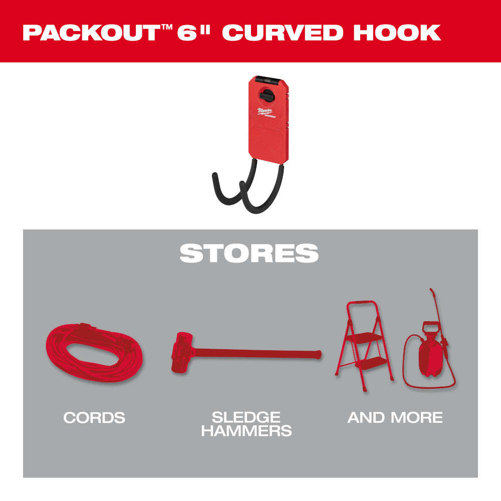 Milwaukee 48-22-8331 6" Reinforced Curved Utility Hook
