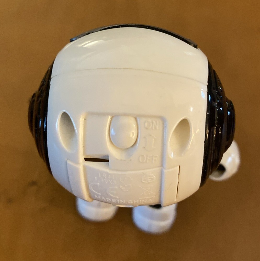 Brainstem Boxy Bot Series 1 White Robot - Touch Sensor Diecast Fully Posable