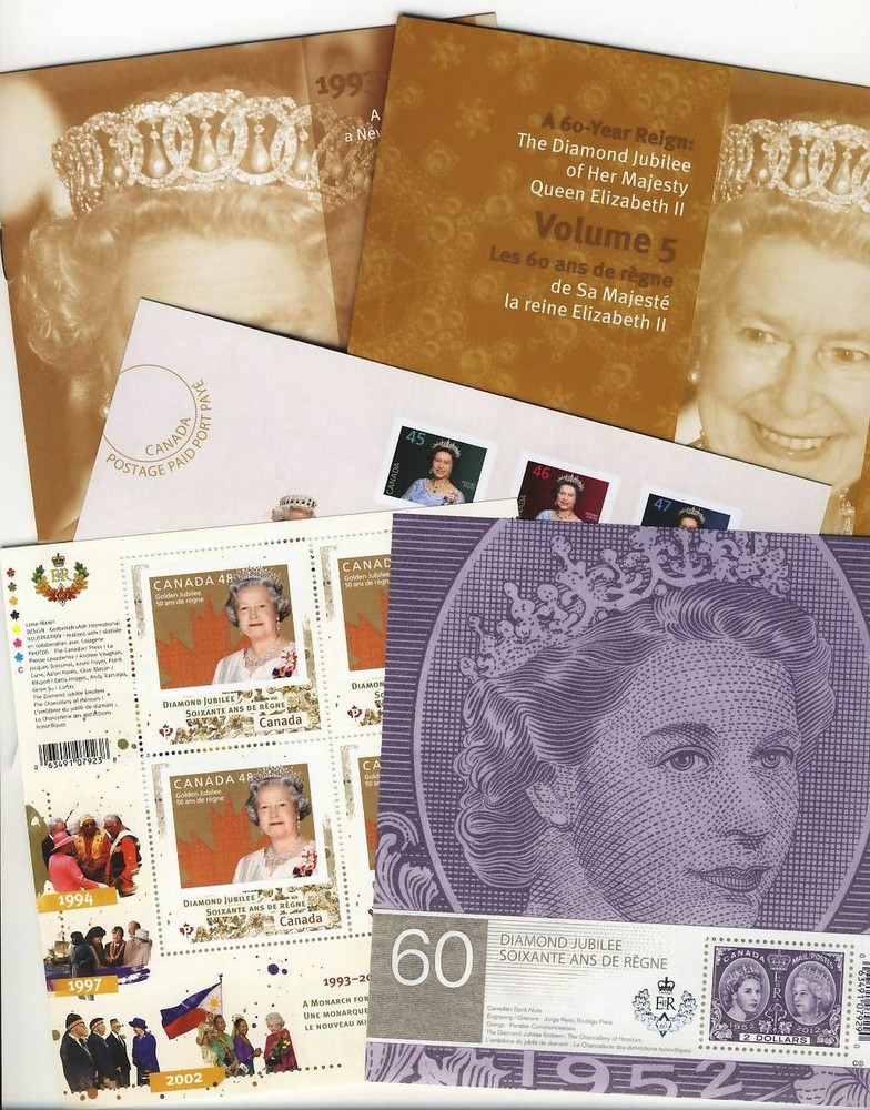 Canada 2012 = QUEEN Elizabeth ll Diamond Jubilee = KEEPSAKE folder Volume #5