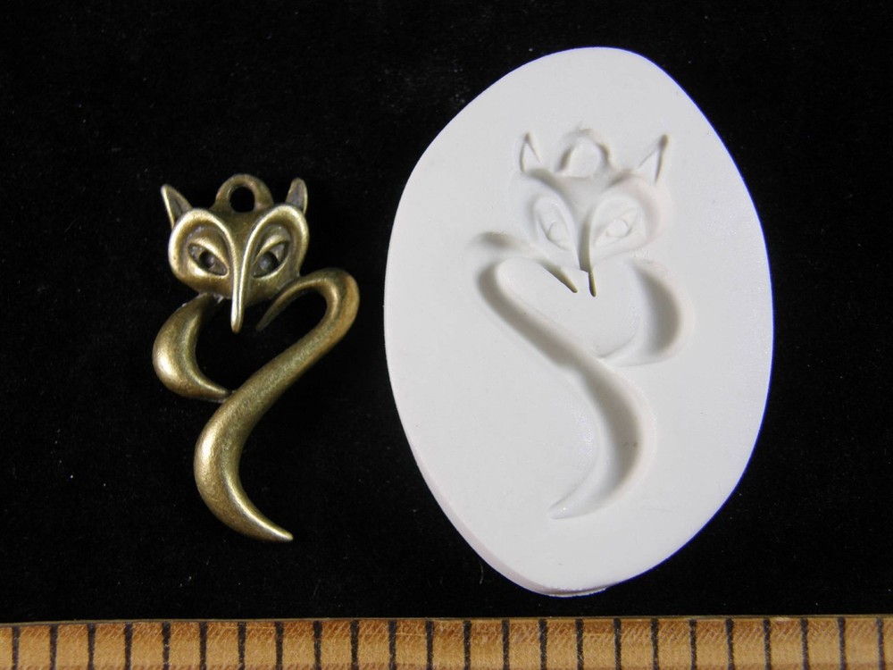 Fox Polymer Clay Mold (#MD1235)