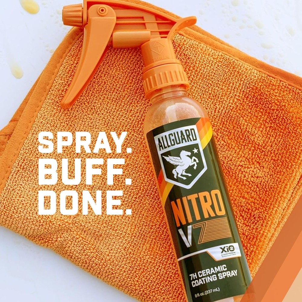NITRO V7 Spray - 7H Ceramic Coating Spray with Proprietary XiO2™ Formula Creat