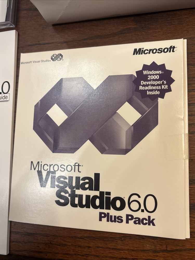 Open Unused Microsoft Visual C++ 6.0 Professional Edition 1999 CD-ROM Windows