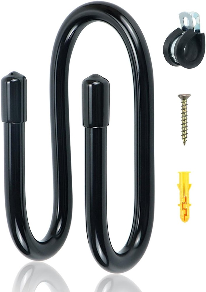 Elegant Wall Mount Bow Hanger Rack with Rubber Protection - Adjustable & Durable