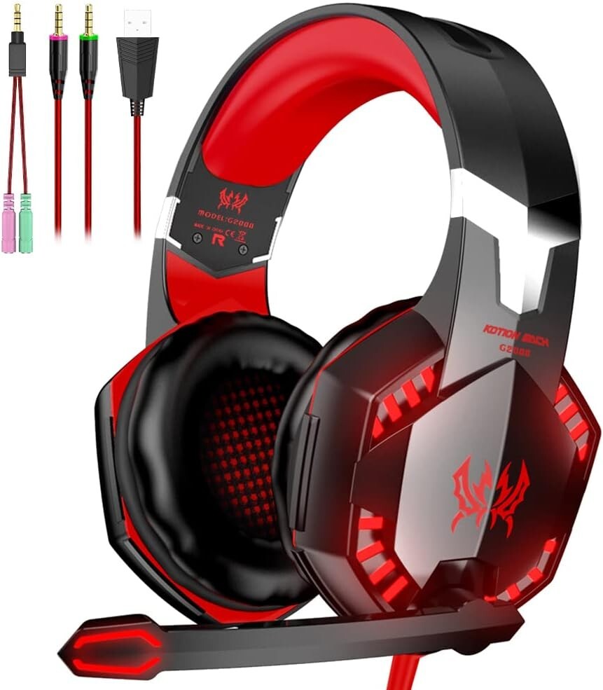 Multi-Platform Gaming Headset for PS5/PS4/Xbox One - Enhanced Gaming Experience