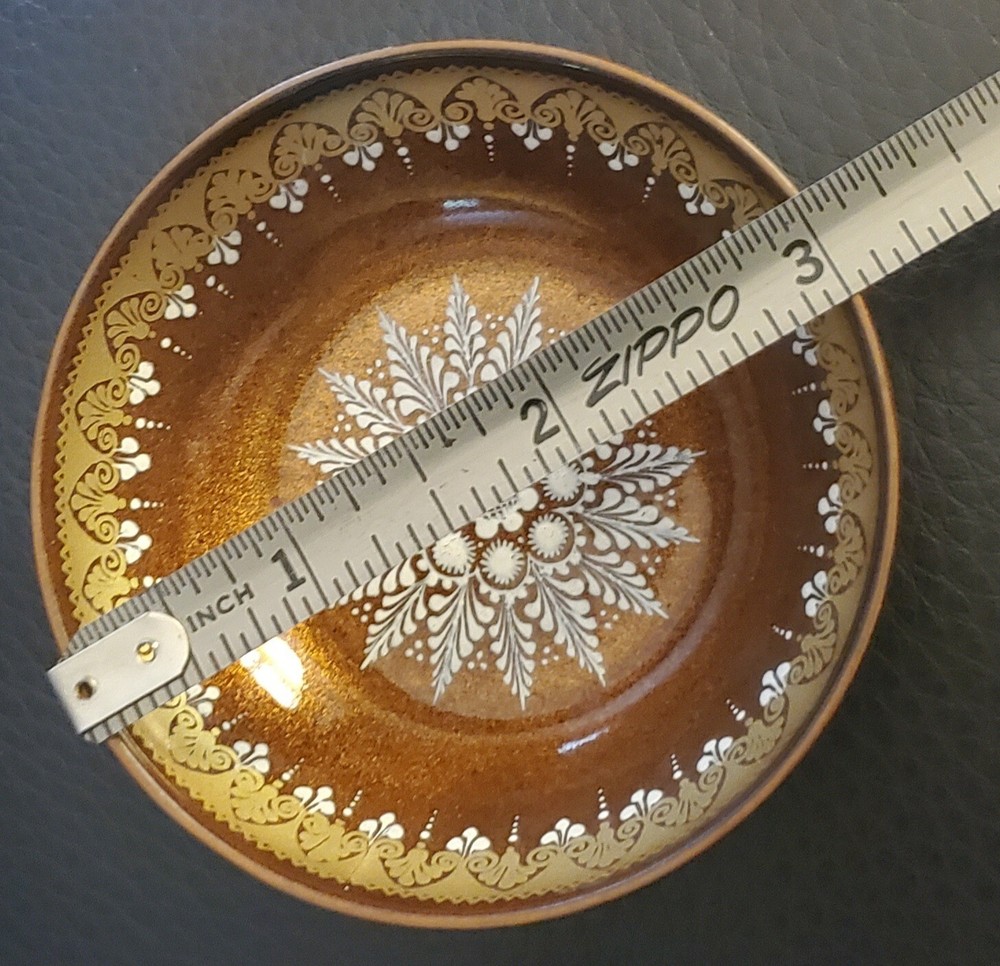 Steinbock Email Handmade In Austria 3" Trinket Dish