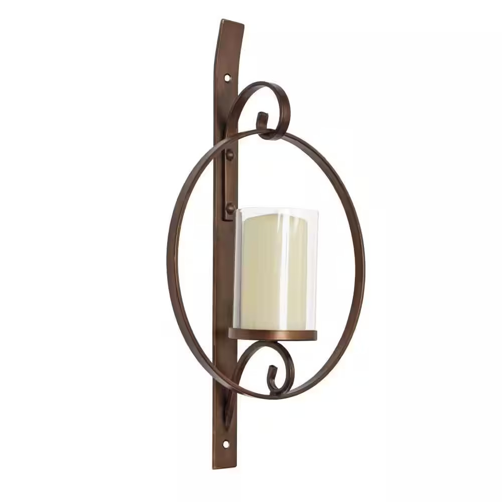 Doria Bronze Candle Sconce