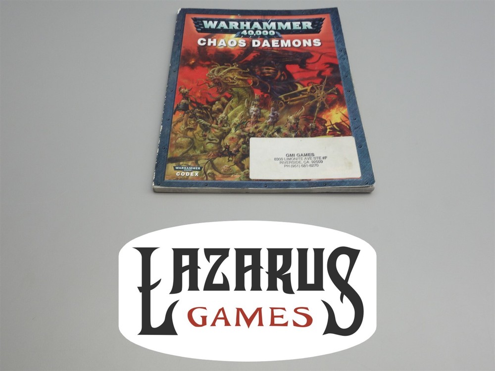 Warhammer Codex Army Book 40k - Chaos Daemons Hardback (current Ed)
