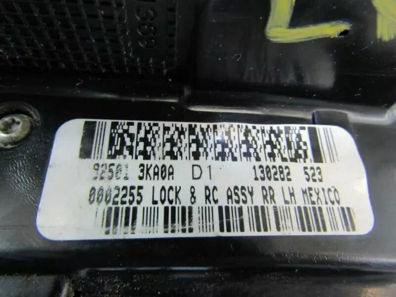Door Lock Latch PATHFINDER2013 2017 Left Driver Side Rear Power Actuator OEM