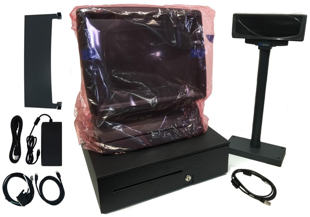 Rebuilt VeriFone Ruby 2 Ruby2 Touch Screen POS System with Cash Drawer & Display