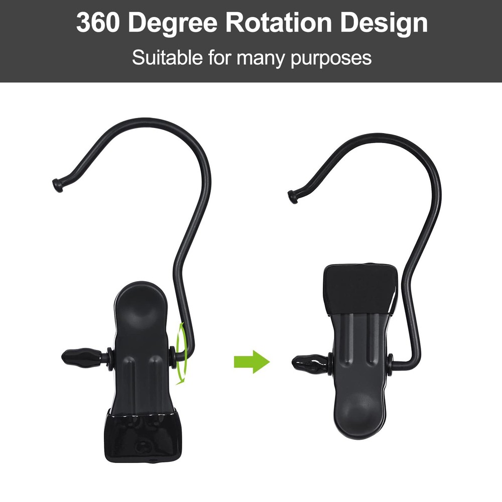 50 PCS Boot Hangers for Closet Laundry Hooks with Clips Boot Hanging Hold Cli...