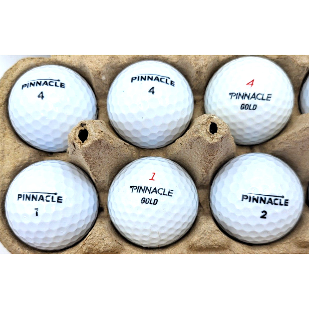 One Dozen PINNACLE Golf Balls Good Used