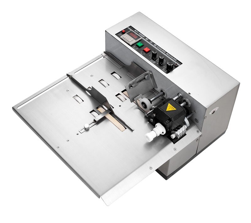 110V Continuous Date Coding Machine Ink Wheel Coding Machine for Package Printi