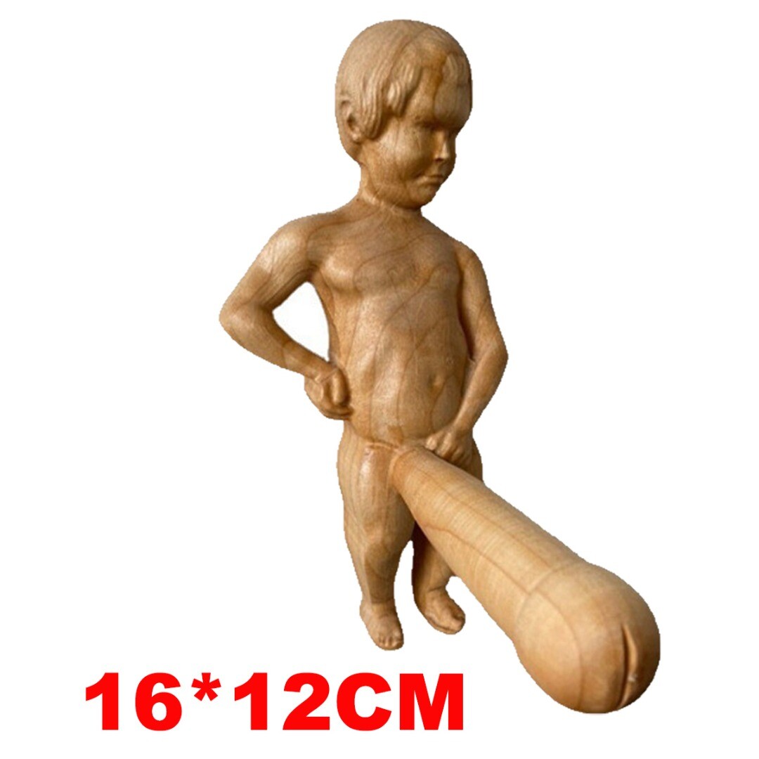 Funny Wood Toilet Paper Holder Roll Tissue Wall Mounted Papers Holder Towel Rack