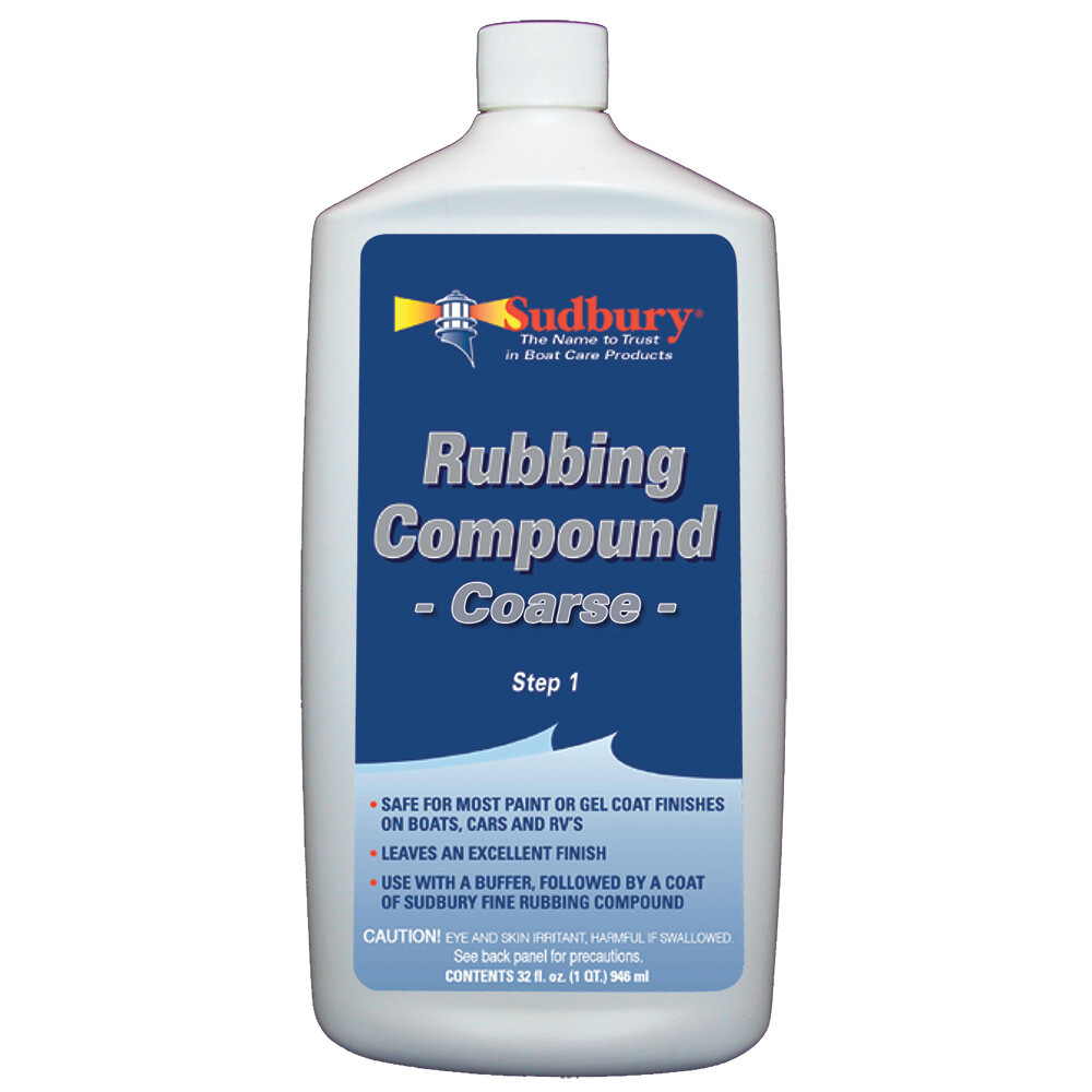 SUDBURY RUBBING COMPOUND  COARSE STEP 1 32 FL. OZ.