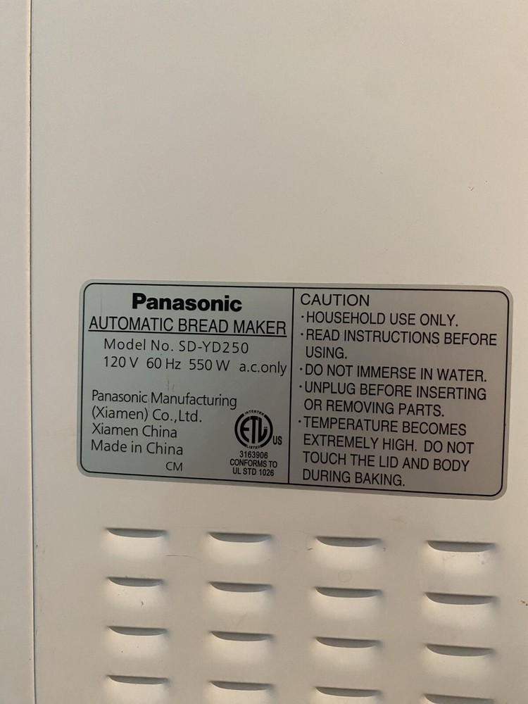 Panasonic SD-YD 250 Heating Element Replacement Part