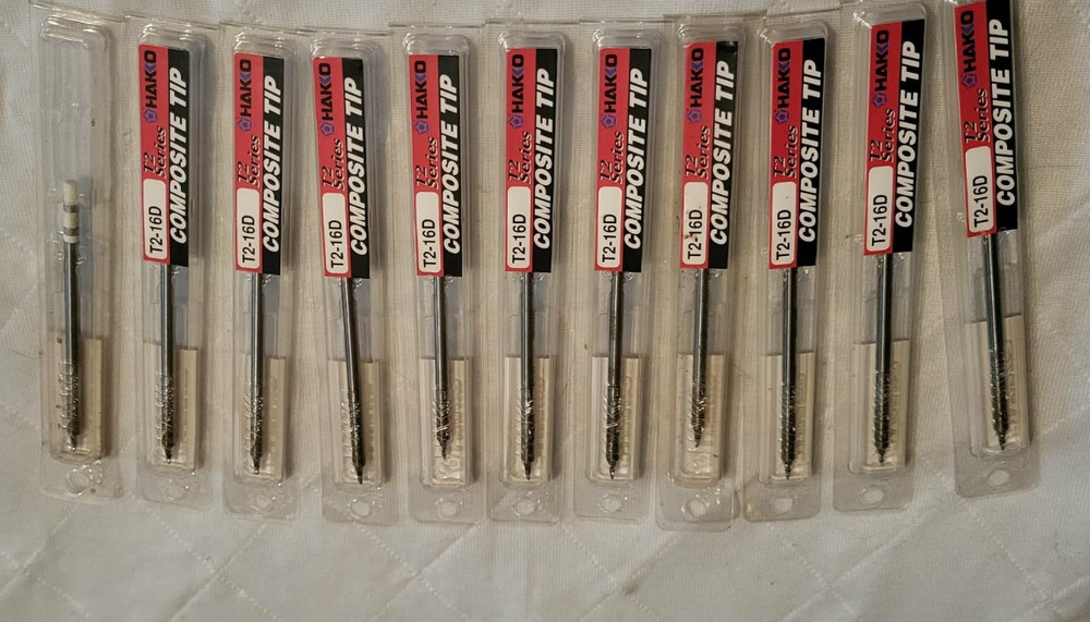 Hakko soldering tip t2-16d  hakko 912 11pc