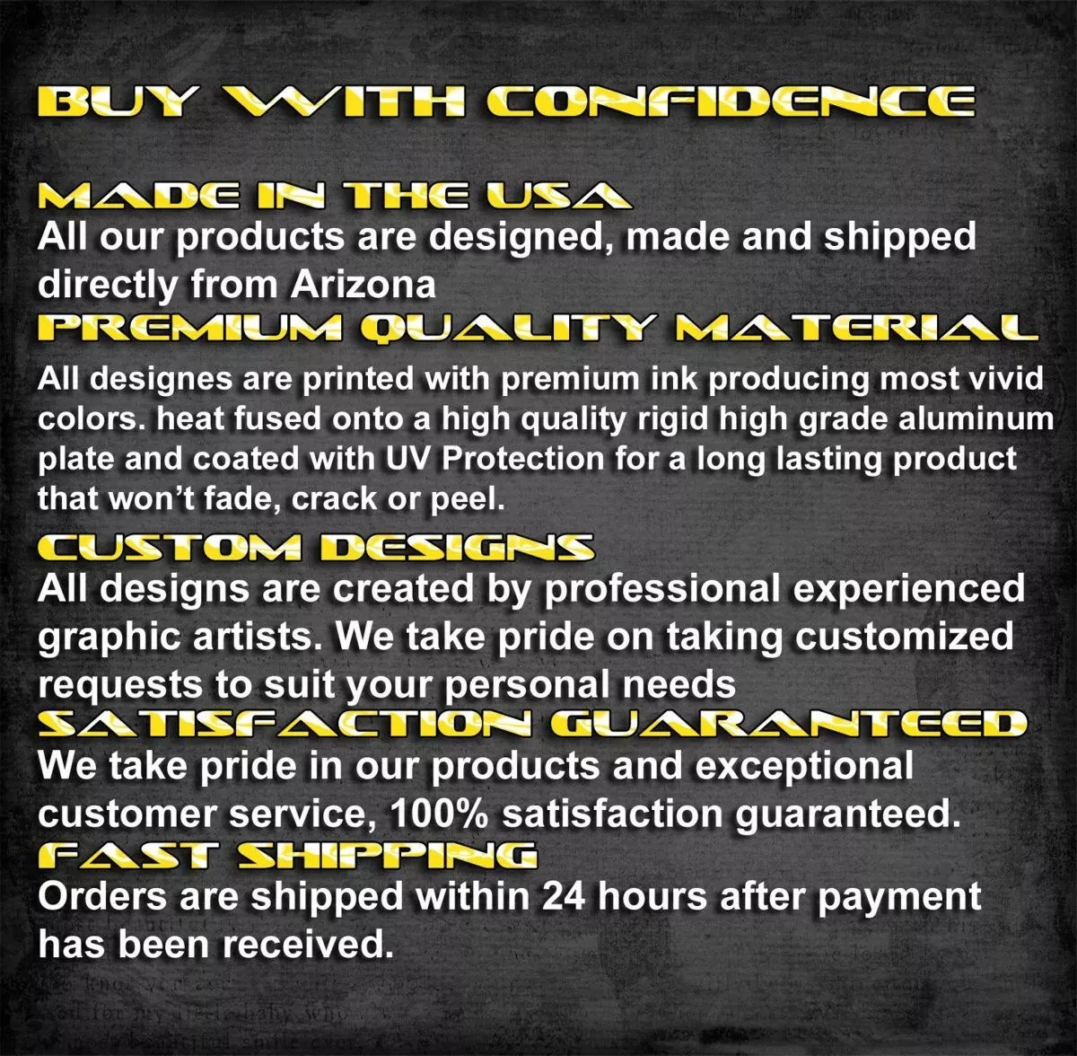 Montana Police Protective Association FLAT License Plate Custom ANY TEXT