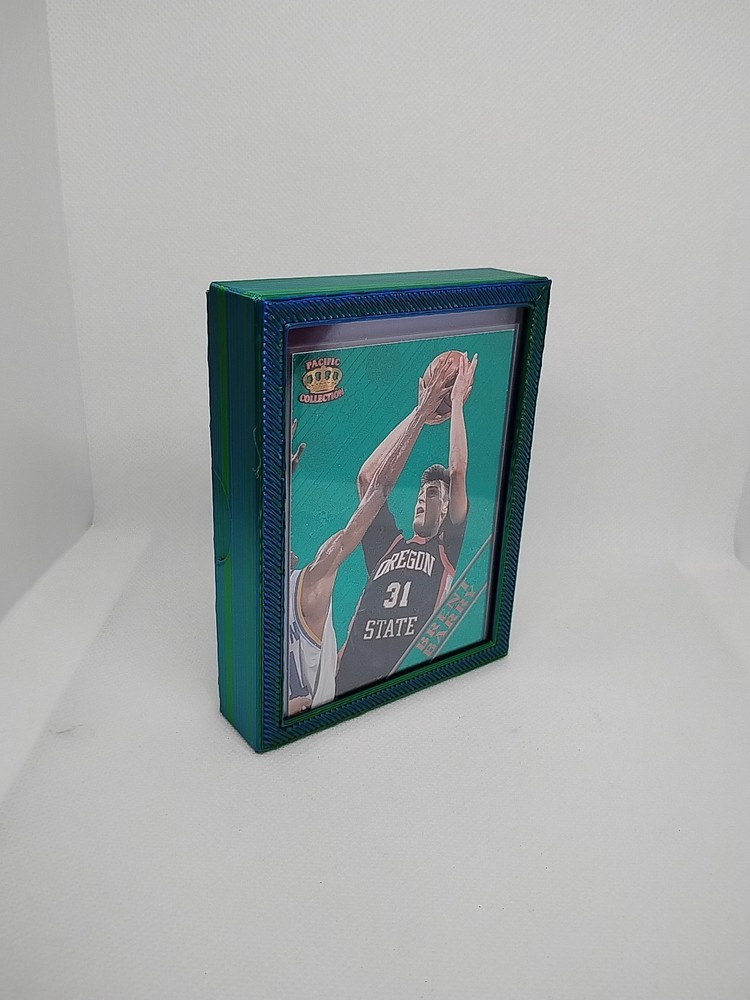 Multicolor Green Top Loader Trading Card Storage Box Display Stand Deck