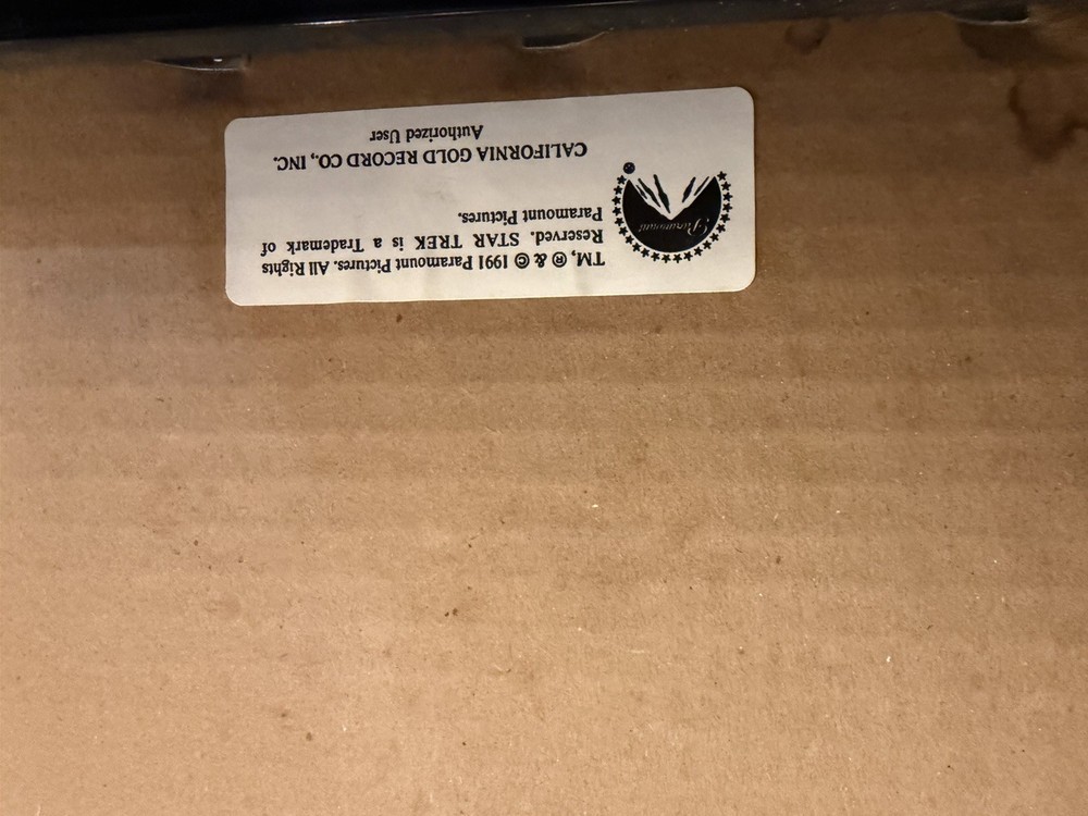 Star Trek Silver Laser Disc Limited Edition