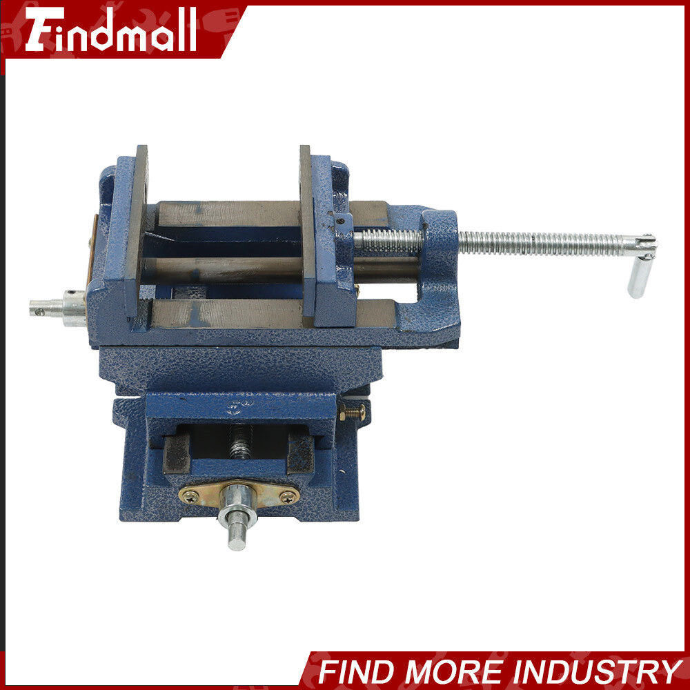 For Cross Slide Vise Drill Press Metal Milling 2 Way Heavy Duty Clamp Machine 5"