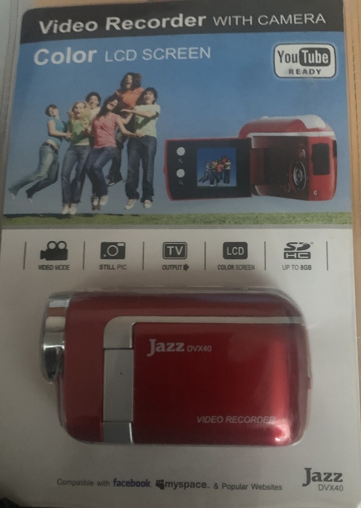 JAZZ DVX40 Red Digital Video Recorder