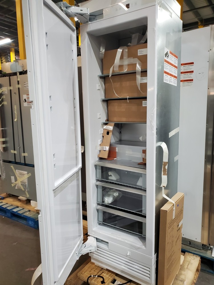 GE Monogram ZIF241NPNII 24" Panel Ready Smart Freezer Column