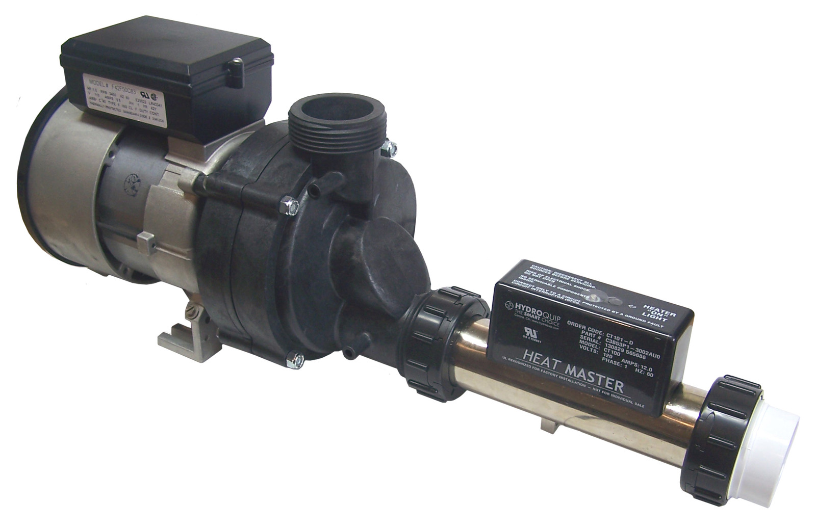 Jetted Bathtub Heater - Hydro-Quip - Heat Master (VAC) - 1.5KW Output, 120volts