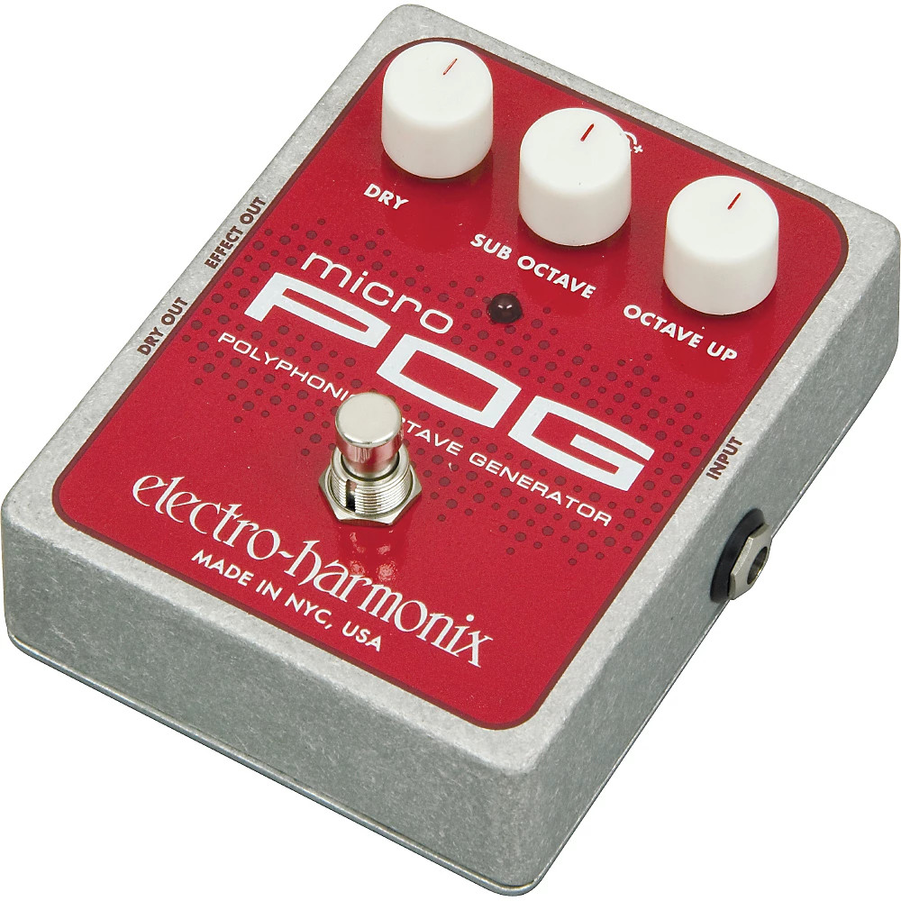 Electro-Harmonix XO Micro POG Polyphonic Octave Generator Guitar Effects Pedal