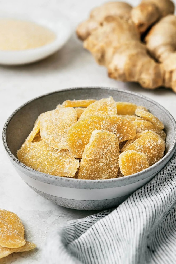Candied Ginger Slices 5LB Bulk Crystallized Sugared Dried Dehydrated Kosher