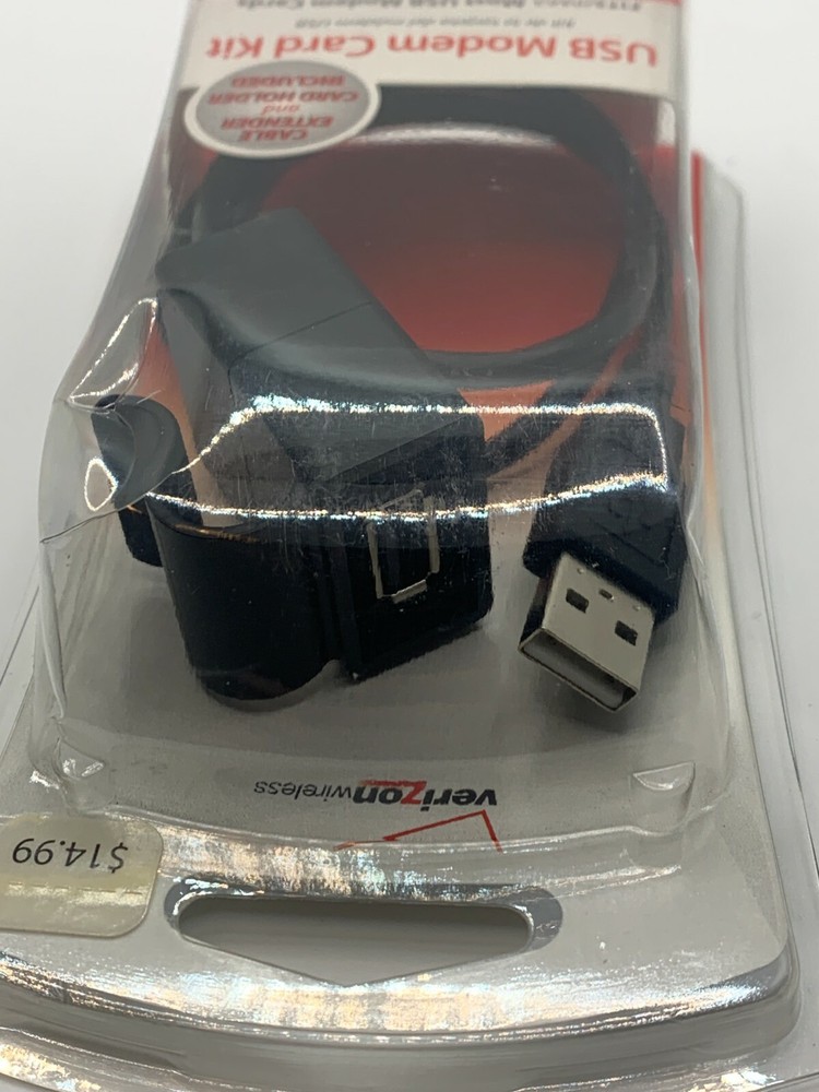 Verizon Wireless (USBCRDCAB) USB Modem Cable Kit (USB Extension cable and Clip)