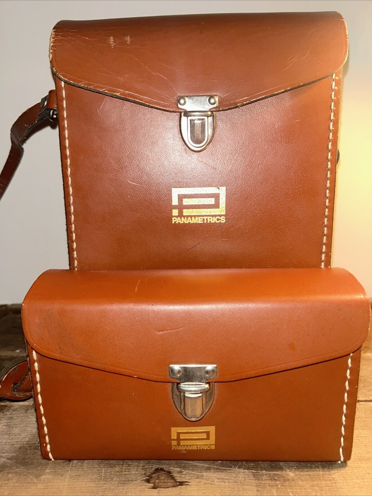 Panametrics Leather Hard CASE carrying case for Electronics (CASE ONLY)